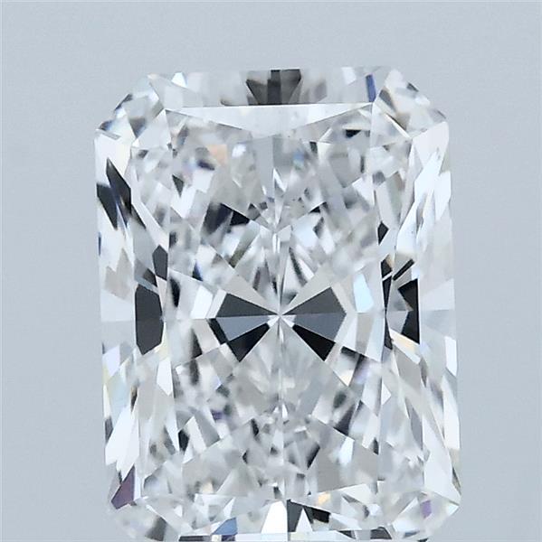 2.20 Carat Radiant Lab Grown Diamond, Excellent Polish, E Color, VVS2 Clarity