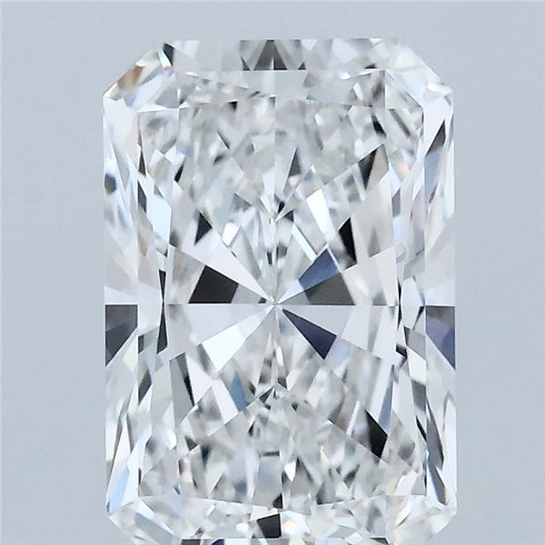3.01 Carat Radiant Lab Grown Diamond, Excellent Polish, E Color, VVS1 Clarity