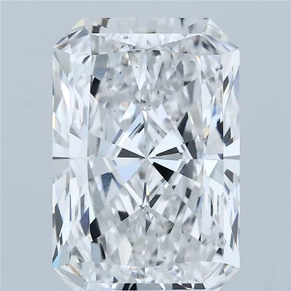 3.02 Carat Radiant Lab Grown Diamond, Excellent Polish, D Color, VS1 Clarity