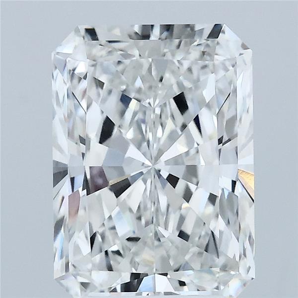 3.02 Carat Radiant Lab Grown Diamond, Excellent Polish, E Color, VVS1 Clarity