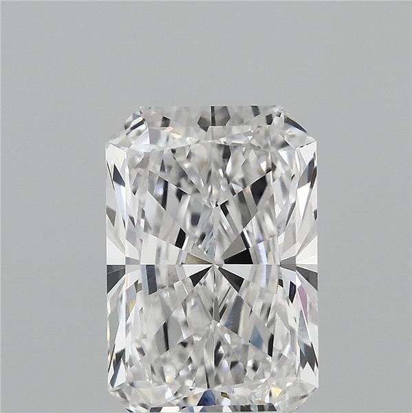 3.03 Carat Radiant Lab Grown Diamond, Excellent Polish, E Color, VVS1 Clarity