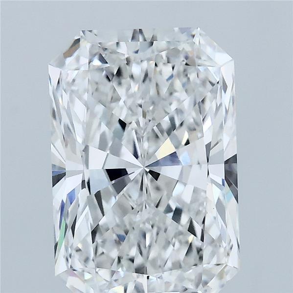 3.07 Carat Radiant Lab Grown Diamond, Excellent Polish, E Color, VVS2 Clarity