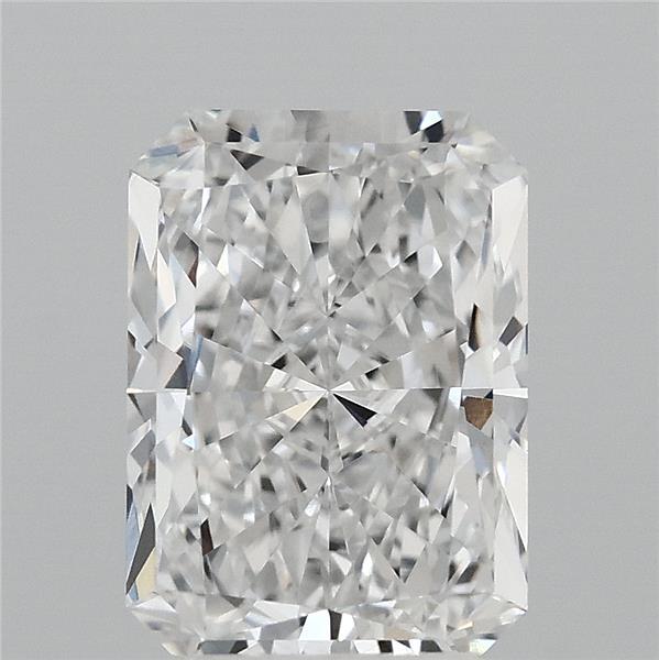 3.10 Carat Radiant Lab Grown Diamond, Excellent Polish, D Color, VVS1 Clarity
