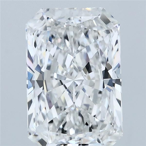 3.10 Carat Radiant Lab Grown Diamond, Excellent Polish, E Color, VVS2 Clarity