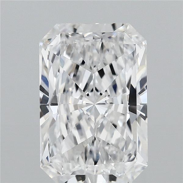 3.23 Carat Radiant Lab Grown Diamond, Excellent Polish, D Color, VVS1 Clarity