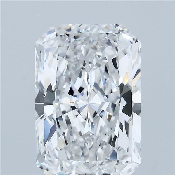 3.51 Carat Radiant Lab Grown Diamond, Excellent Polish, D Color, VS2 Clarity