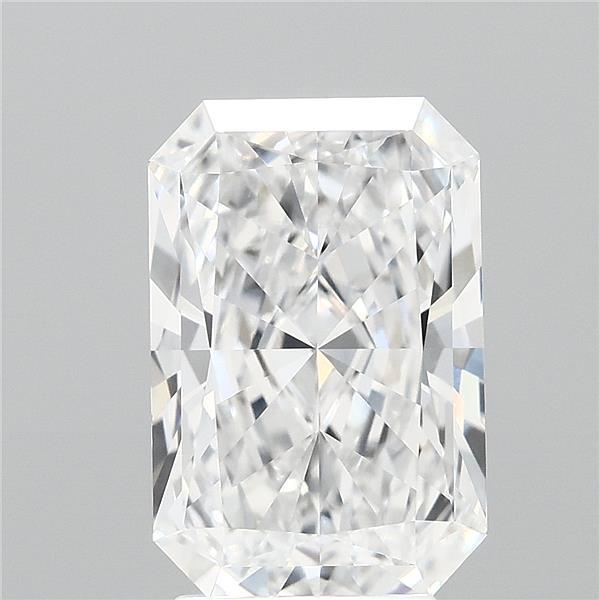 3.55 Carat Radiant Lab Grown Diamond, Excellent Polish, E Color, VVS1 Clarity
