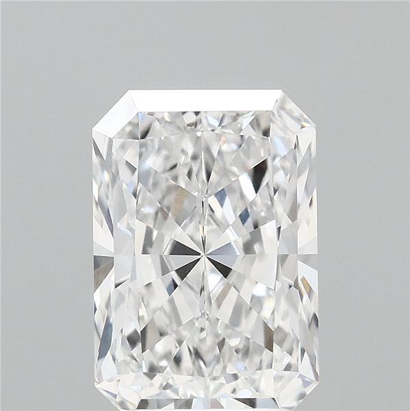 3.59 Carat Radiant Lab Grown Diamond, Excellent Polish, E Color, VVS1 Clarity
