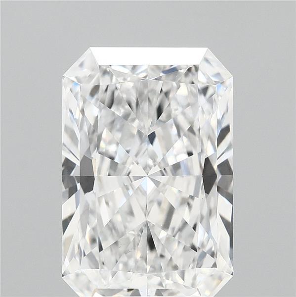 4.04 Carat Radiant Lab Grown Diamond, Excellent Polish, E Color, VS2 Clarity