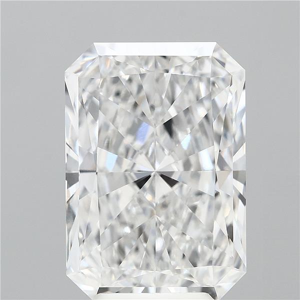 5.00 Carat Radiant Lab Grown Diamond, Excellent Polish, E Color, VVS1 Clarity