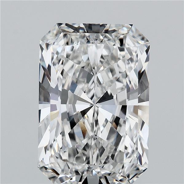 7.56 Carat Radiant Lab Grown Diamond, Excellent Polish, F Color, VVS2 Clarity