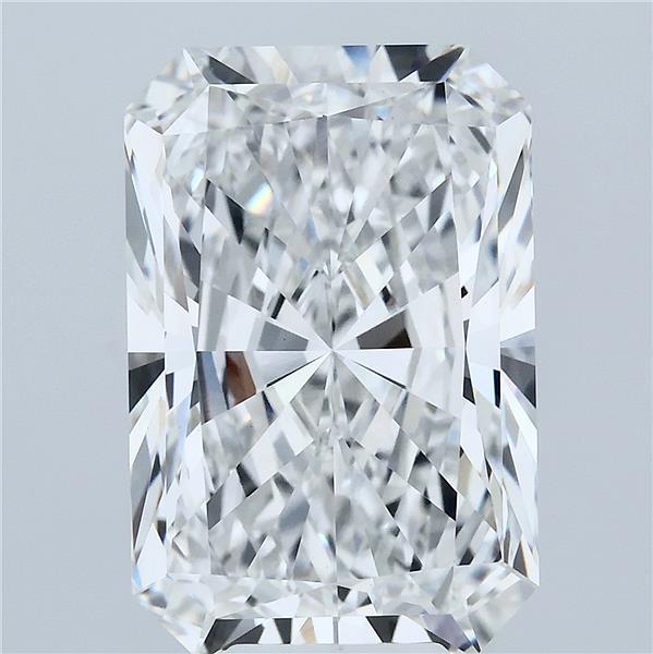 8.60 Carat Radiant Lab Grown Diamond, Excellent Polish, E Color, VVS2 Clarity