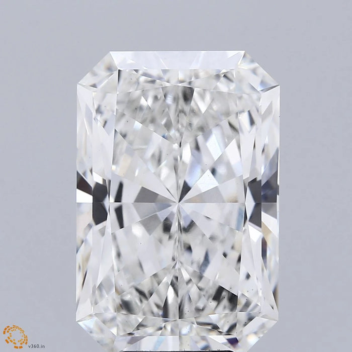 9.54 Carat Radiant Lab Grown Diamond, Excellent Polish, F Color, VS1 Clarity
