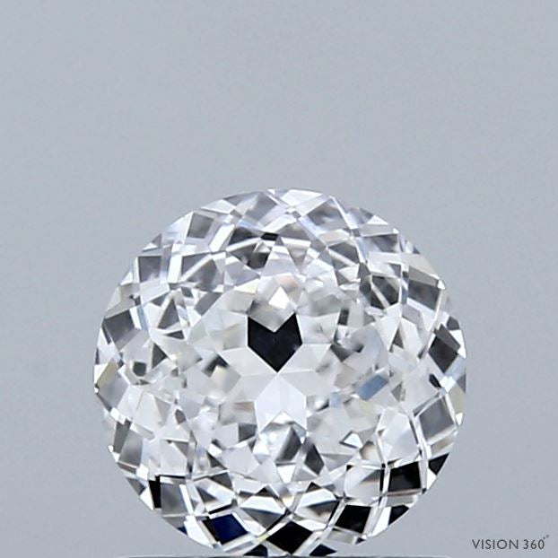 0.88 Carat Round Modified Lab Grown Diamond, Very Good Polish, E Color, VS1 Clarity