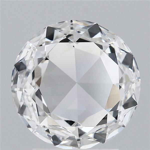 1.62 Carat Round Modified Lab Grown Diamond, Excellent Polish, G Color, VVS2 Clarity