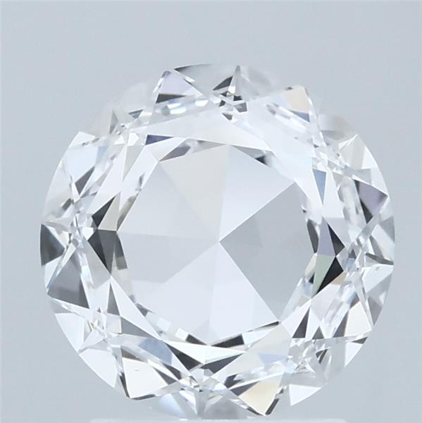 1.76 Carat Round Modified Lab Grown Diamond, Excellent Polish, E Color, VVS2 Clarity