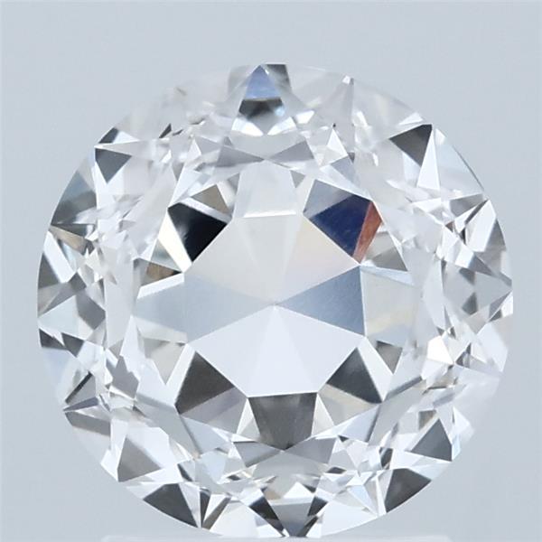 2.00 Carat Round Modified Lab Grown Diamond, Excellent Polish, F Color, VVS2 Clarity