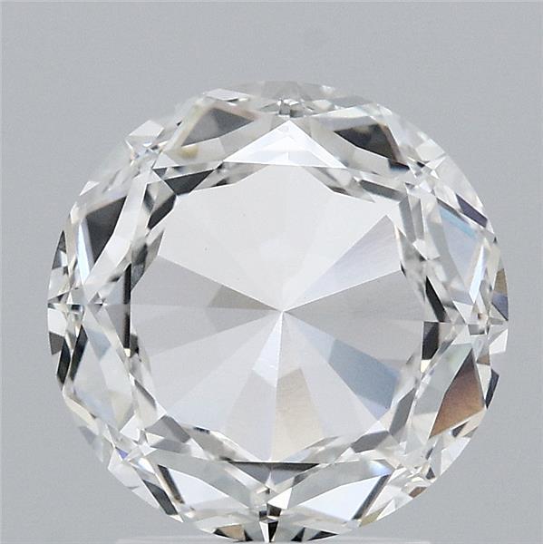 2.08 Carat Round Modified Lab Grown Diamond, Excellent Polish, G Color, VVS2 Clarity