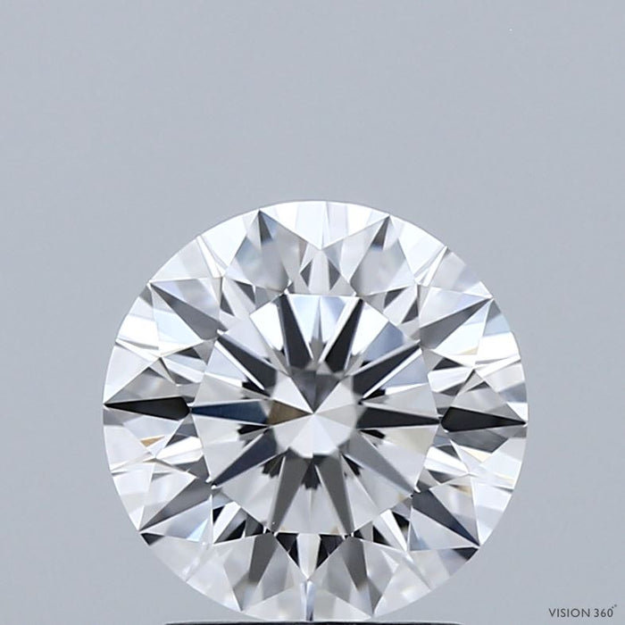2.09 Carat Round Modified Lab Grown Diamond, Excellent Polish, D Color, VVS2 Clarity