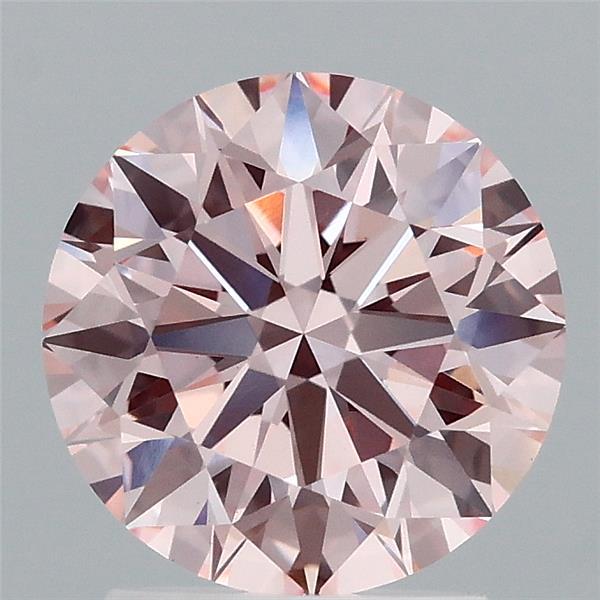 2.02 Carat Round Lab Grown Diamond, Ideal Cut, Fancy Vivid Blue Color, VS2 Clarity