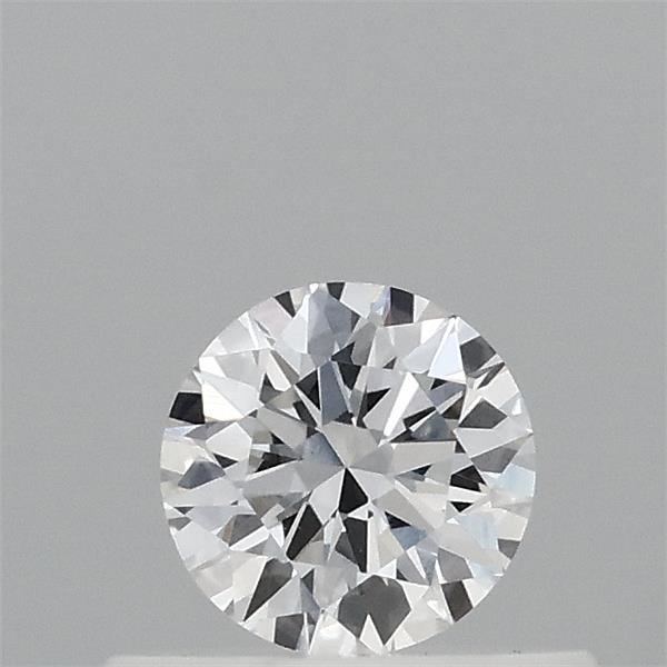 0.34 Carat Round Lab Grown Diamond, Ideal Cut, D Color, VVS2 Clarity