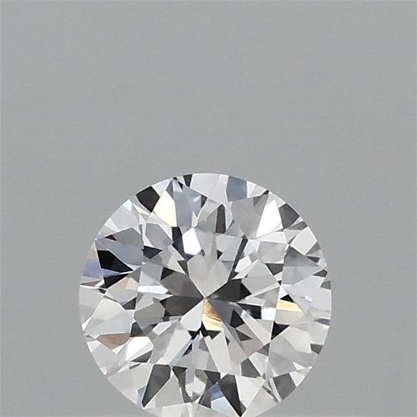 0.34 Carat Round Lab Grown Diamond, Very Good Cut, D Color, VVS2 Clarity