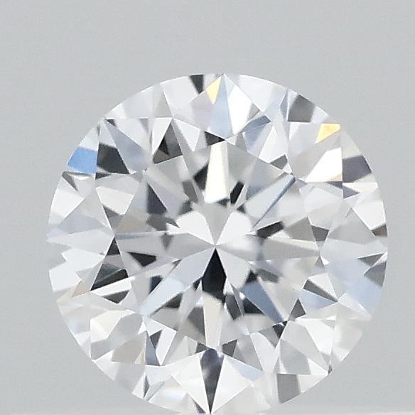 0.37 Carat Round Lab Grown Diamond, Very Good Cut, D Color, VVS2 Clarity