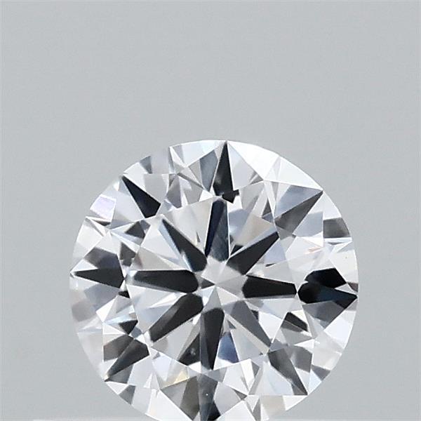 0.37 Carat Round Lab Grown Diamond, Very Good Cut, D Color, VVS2 Clarity
