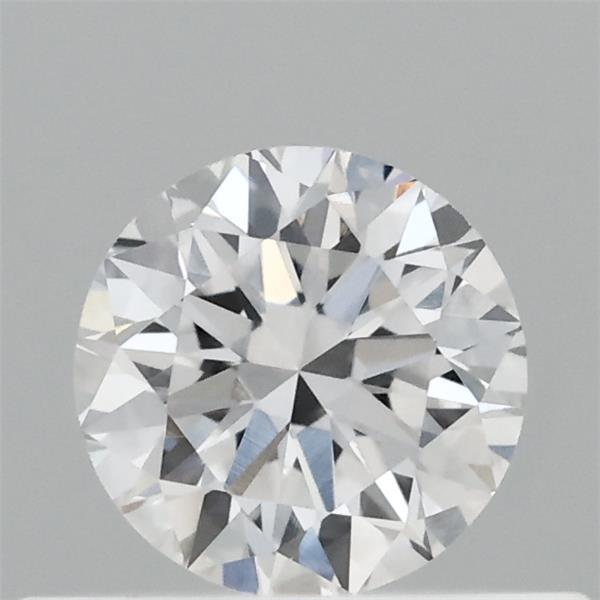 0.38 Carat Round Lab Grown Diamond, Excellent Cut, D Color, VVS2 Clarity