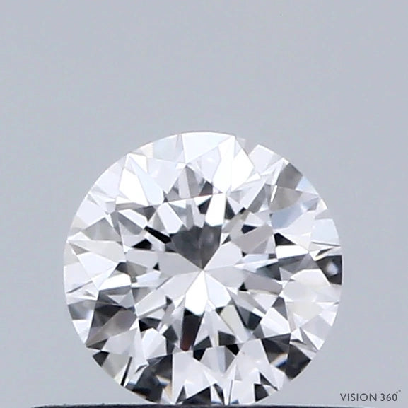 0.38 Carat Round Lab Grown Diamond, Very Good Cut, D Color, VVS1 Clarity