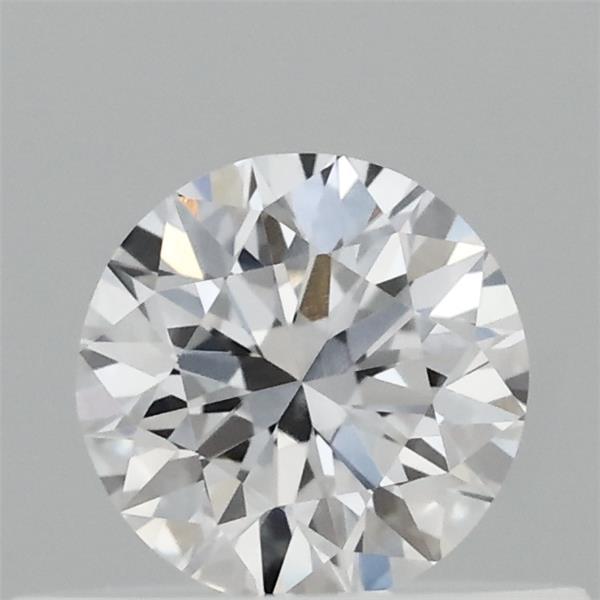 0.38 Carat Round Lab Grown Diamond, Very Good Cut, D Color, VVS2 Clarity