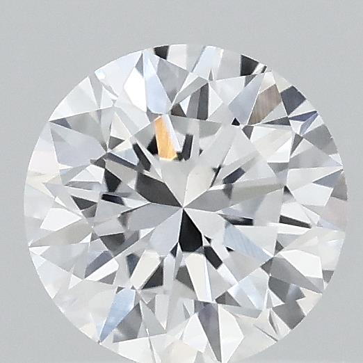 0.39 Carat Round Lab Grown Diamond, Excellent Cut, D Color, VVS2 Clarity