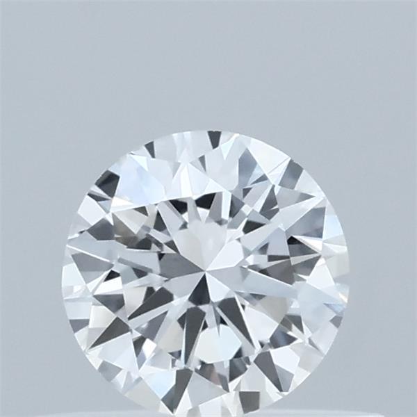 0.39 Carat Round Lab Grown Diamond, Excellent Cut, E Color, VVS2 Clarity