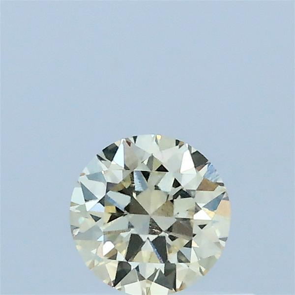 0.39 Carat Round Lab Grown Diamond, Excellent Cut, Y-Z Color, VS1 Clarity