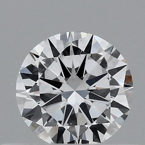 0.39 Carat Round Lab Grown Diamond, Very Good Cut, D Color, VVS1 Clarity
