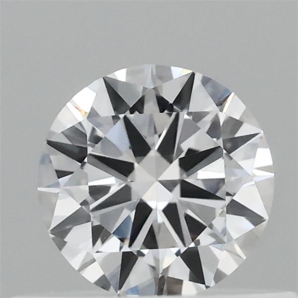 0.39 Carat Round Lab Grown Diamond, Very Good Cut, D Color, VVS2 Clarity
