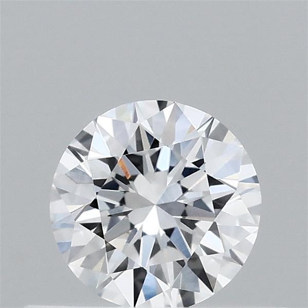 0.39 Carat Round Lab Grown Diamond, Very Good Cut, D Color, VVS2 Clarity