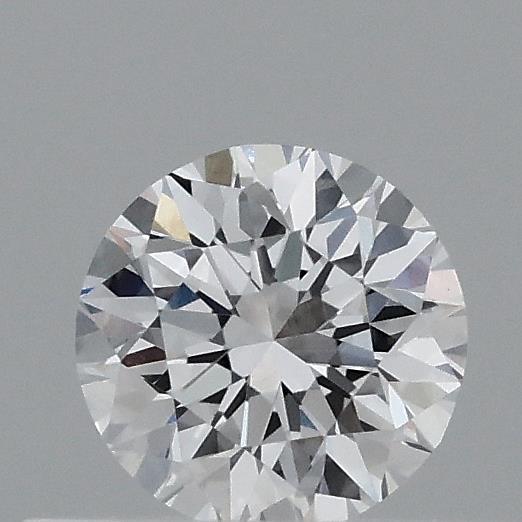 0.39 Carat Round Lab Grown Diamond, Very Good Cut, D Color, VVS2 Clarity