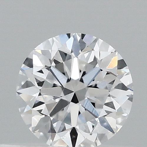 0.39 Carat Round Lab Grown Diamond, Very Good Cut, D Color, VVS2 Clarity