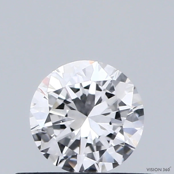 0.40 Carat Round Lab Grown Diamond, Very Good Cut, D Color, VS1 Clarity
