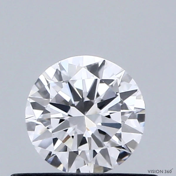 0.40 Carat Round Lab Grown Diamond, Very Good Cut, D Color, VVS2 Clarity