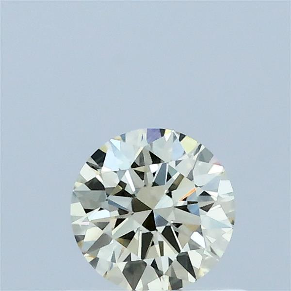 0.41 Carat Round Lab Grown Diamond, Excellent Cut, Y-Z Color, VVS2 Clarity