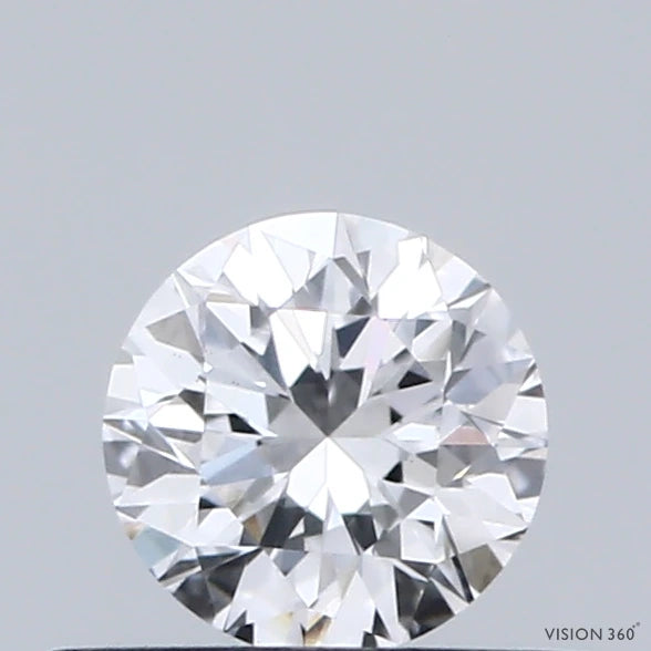 0.41 Carat Round Lab Grown Diamond, Very Good Cut, D Color, VS1 Clarity