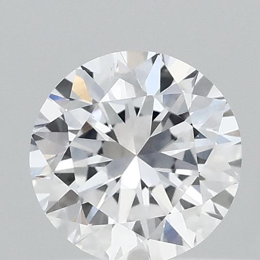 0.43 Carat Round Lab Grown Diamond, Very Good Cut, D Color, VS1 Clarity