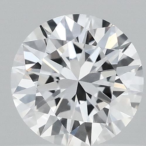 0.44 Carat Round Lab Grown Diamond, Very Good Cut, D Color, VVS2 Clarity