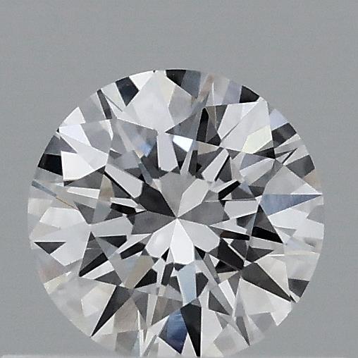0.44 Carat Round Lab Grown Diamond, Very Good Cut, D Color, VVS2 Clarity