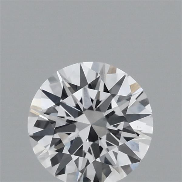 0.44 Carat Round Lab Grown Diamond, Very Good Cut, D Color, VVS2 Clarity