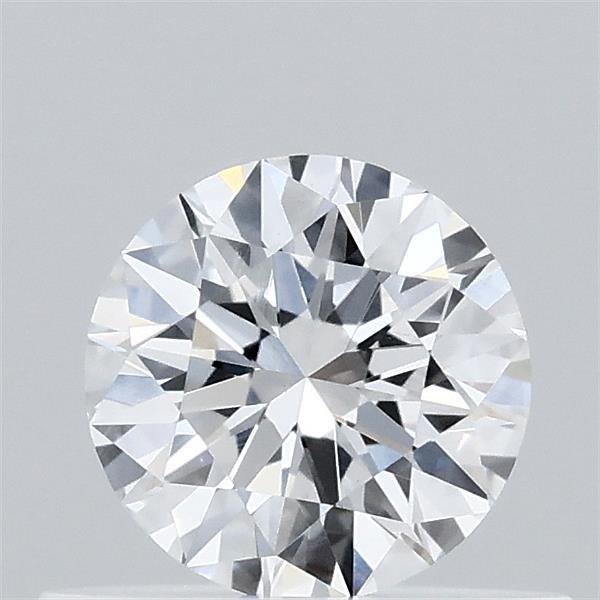 0.45 Carat Round Lab Grown Diamond, Excellent Cut, E Color, VS1 Clarity