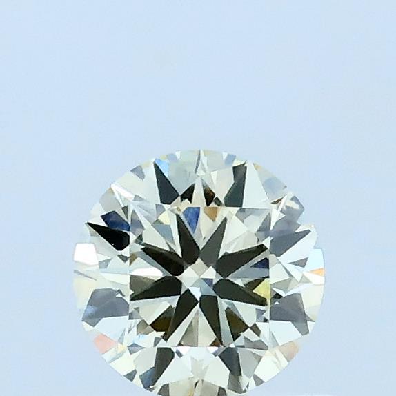 0.45 Carat Round Lab Grown Diamond, Good Cut, U-V Color, VVS2 Clarity