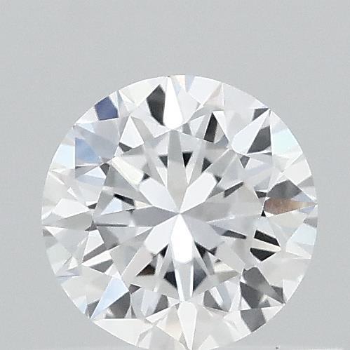 0.45 Carat Round Lab Grown Diamond, Very Good Cut, D Color, VVS2 Clarity